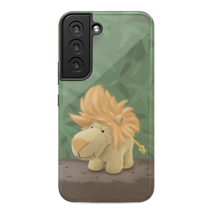 Galaxy S22 StrongFit Cute lion by Laura Nagel