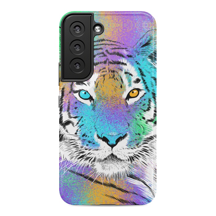 Galaxy S22 StrongFit Tiger Colorful by Alberto