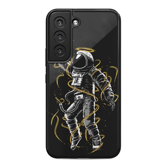 Galaxy S22 StrongFit Astronaut lines gold by Alberto
