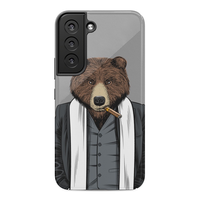 Galaxy S22 StrongFit Mafia Grizzly Bear by Alberto