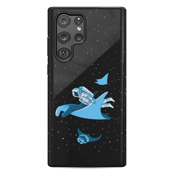 Galaxy S22 Ultra StrongFit Astronaut blanket fish by Alberto