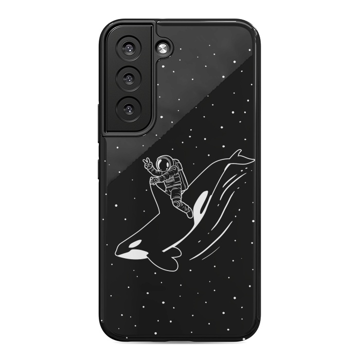 Galaxy S22 StrongFit Killer Whale Astronaut by Alberto