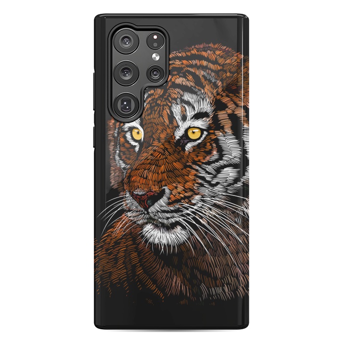 Galaxy S22 Ultra StrongFit Realistic Tiger by Alberto