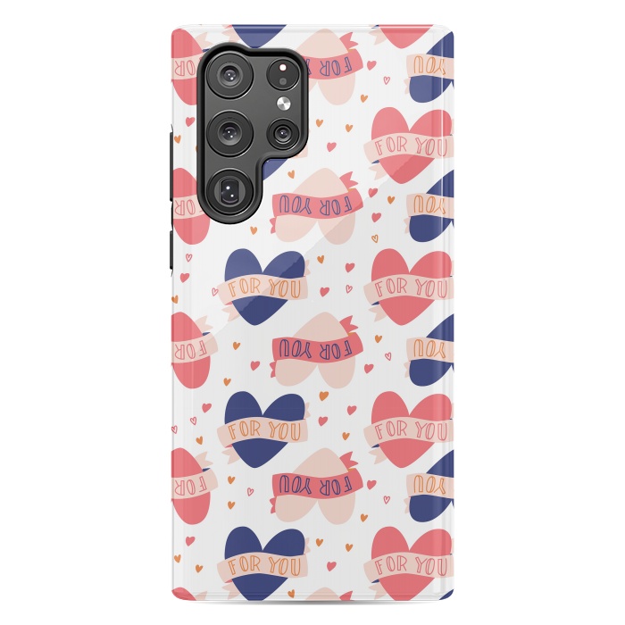 Galaxy S22 Ultra StrongFit Valentine pattern 09 by Jelena Obradovic