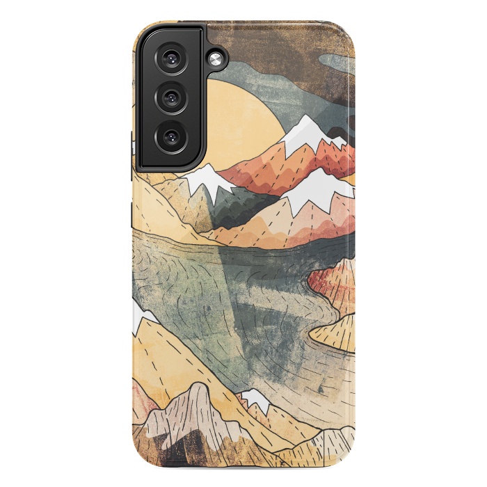 Galaxy S22 plus StrongFit The old mountain lake by Steve Wade (Swade)