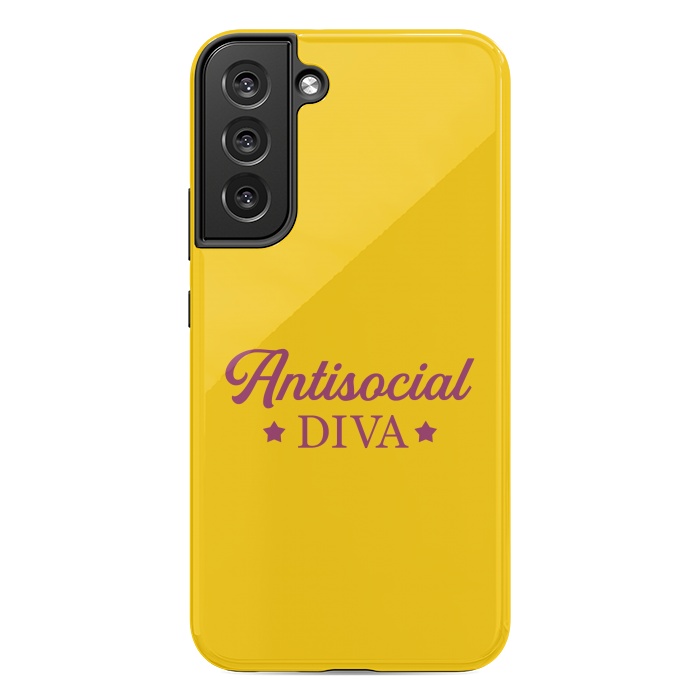 Galaxy S22 plus StrongFit Antisocial diva by Dhruv Narelia