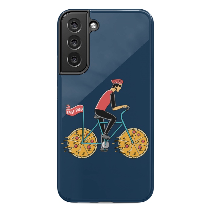 Galaxy S22 plus StrongFit Pizza Bicycle by Coffee Man