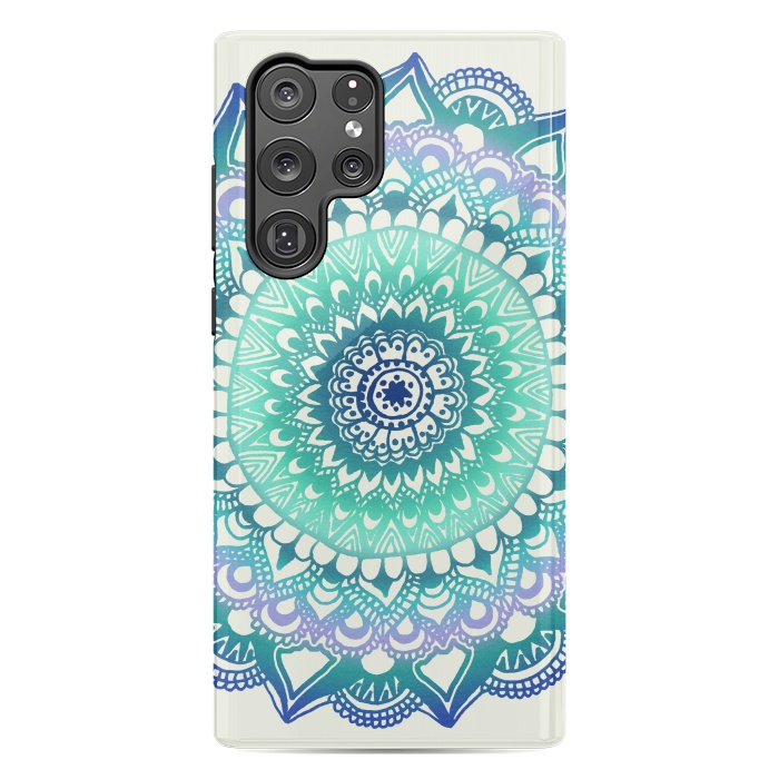 Galaxy S22 Ultra StrongFit Deep Forest Flower by Tangerine-Tane