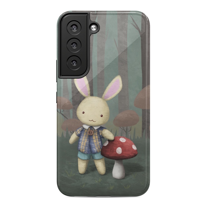 Galaxy S22 StrongFit Cute bunny by Laura Nagel