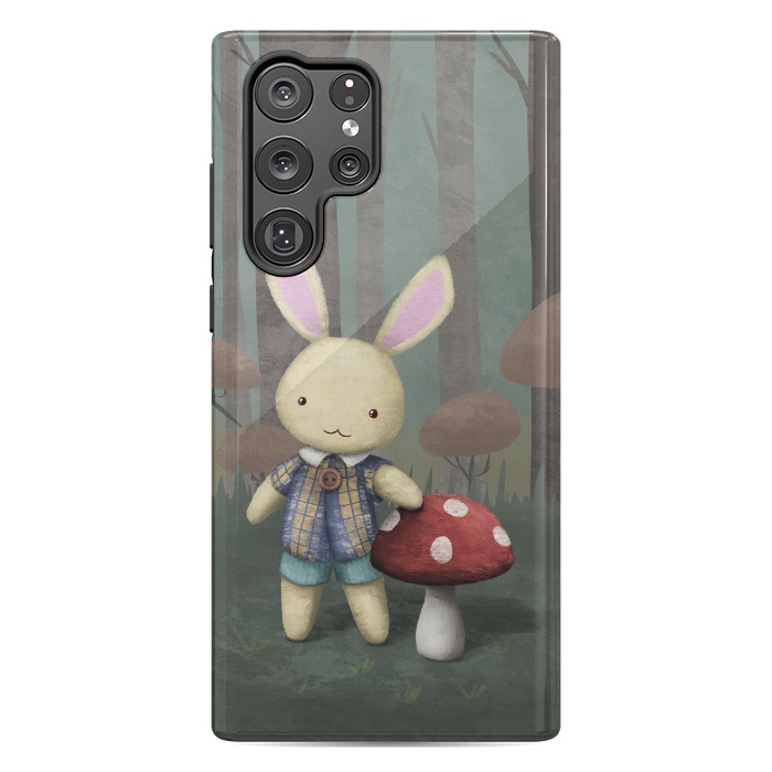Galaxy S22 Ultra StrongFit Cute bunny by Laura Nagel