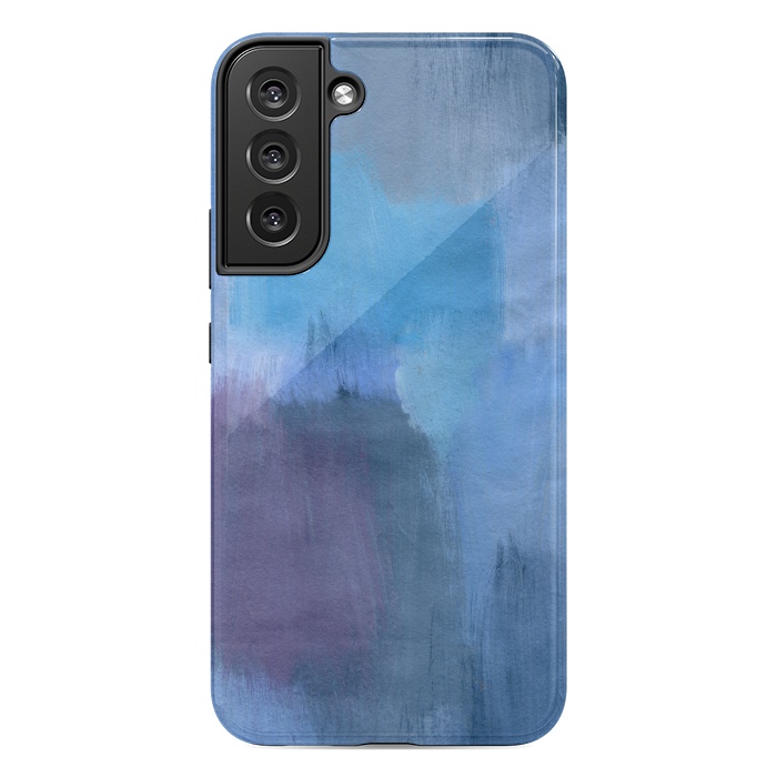 Galaxy S22 plus StrongFit Blue Ocean Abstract Painting by Nic Squirrell
