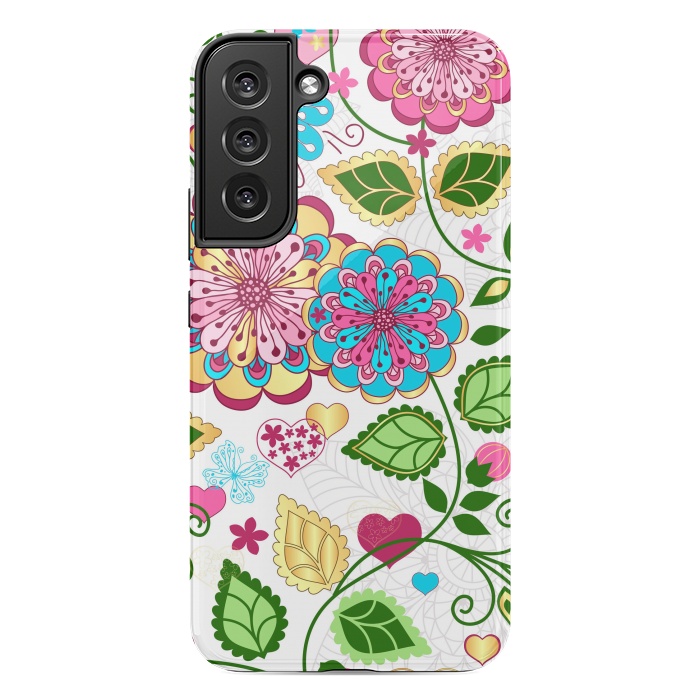 Galaxy S22 plus StrongFit Design Floral Pattern by ArtsCase