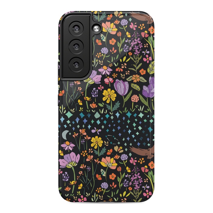 Galaxy S22 StrongFit Whimsical Night Forest II by Pom Graphic Design