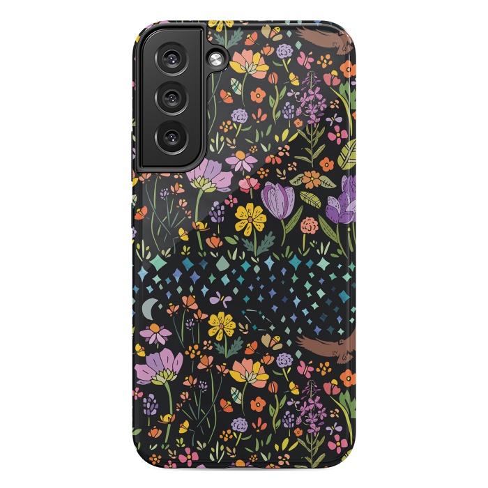 Galaxy S22 plus StrongFit Whimsical Night Forest II by Pom Graphic Design