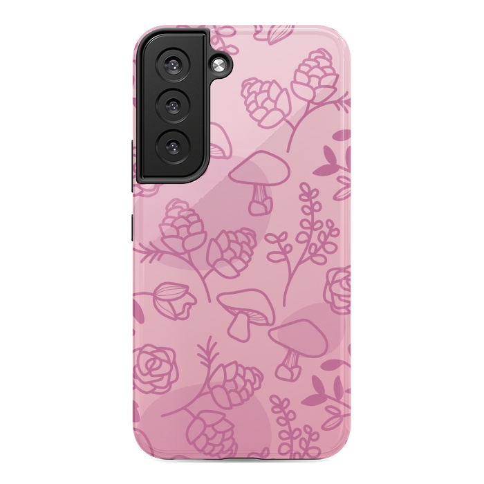 Galaxy S22 StrongFit Flores Rosa by daivos