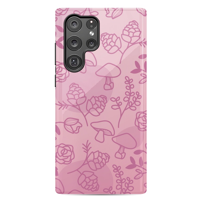 Galaxy S22 Ultra StrongFit Flores Rosa by daivos