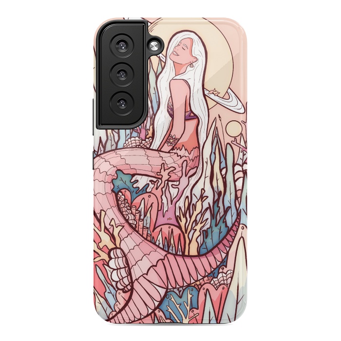 Galaxy S22 StrongFit A mermaid from another world by Steve Wade (Swade)