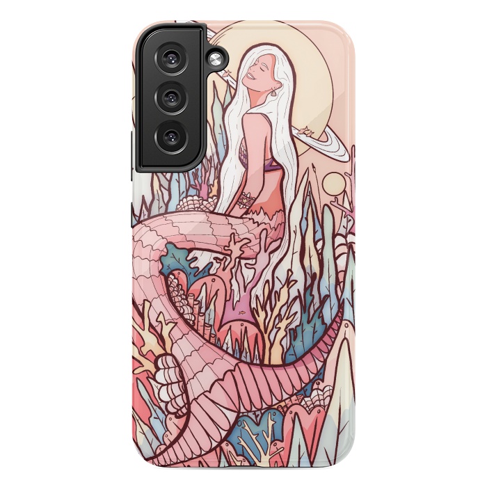 Galaxy S22 plus StrongFit A mermaid from another world by Steve Wade (Swade)
