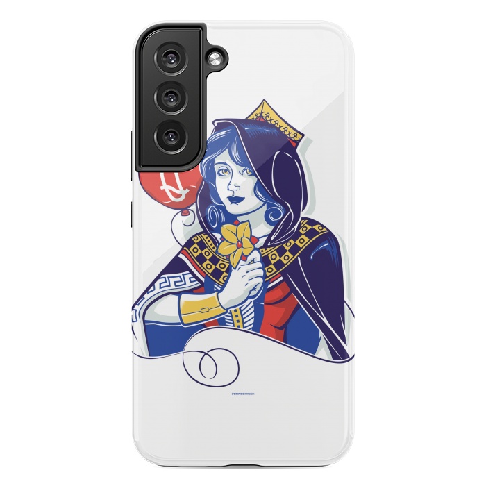 Galaxy S22 plus StrongFit Queen of hearts by Draco
