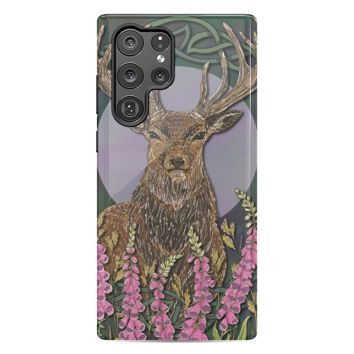 Galaxy S22 Ultra StrongFit Woodland Stag by Lotti Brown