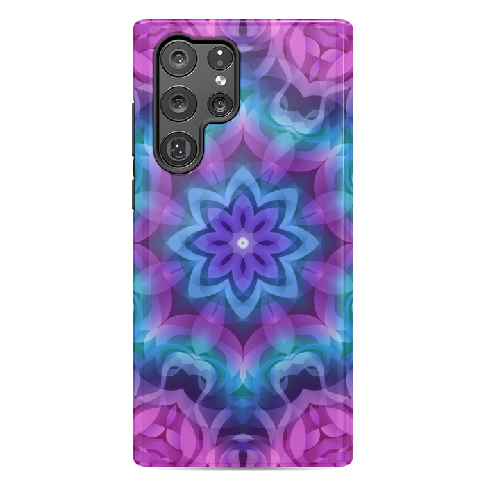 Galaxy S22 Ultra StrongFit Floral Abstract G269 by Medusa GraphicArt