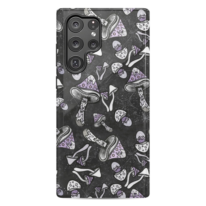 Galaxy S22 Ultra StrongFit Shrooms by Rose Halsey