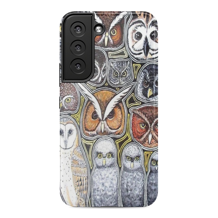 Galaxy S22 StrongFit Owls of Costa Rica by Chloe Yzoard