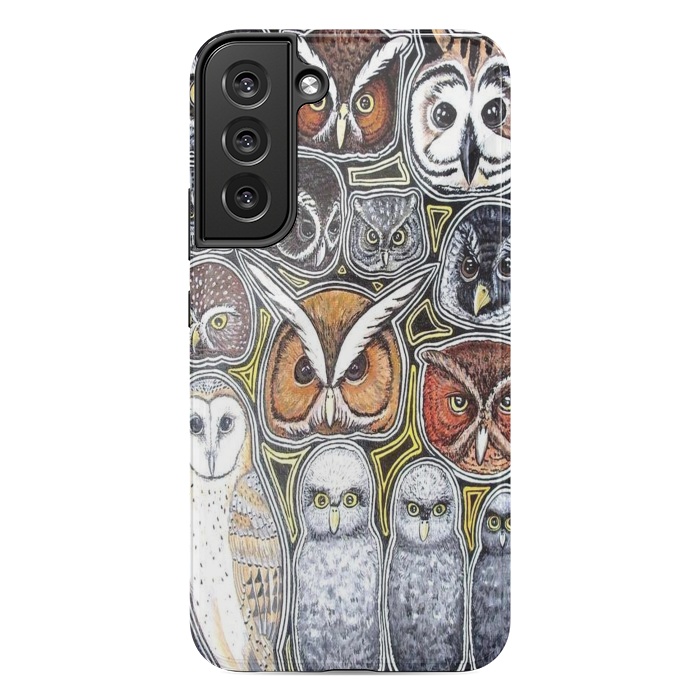 Galaxy S22 plus StrongFit Owls of Costa Rica by Chloe Yzoard