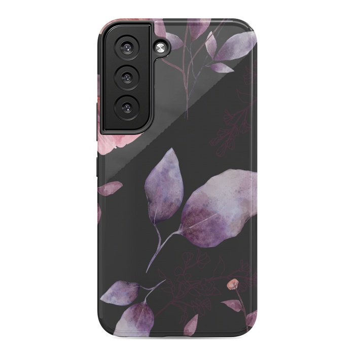 Galaxy S22 StrongFit rose gray flowers by haroulita