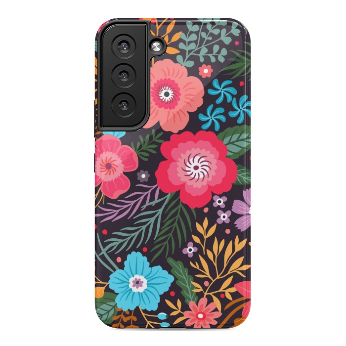 Galaxy S22 StrongFit In love with the flowers by ArtsCase