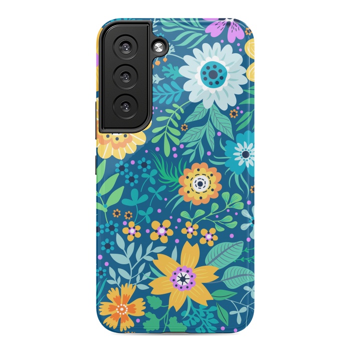 Galaxy S22 StrongFit Yellow Flowers by ArtsCase