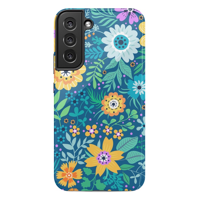 Galaxy S22 plus StrongFit Yellow Flowers by ArtsCase