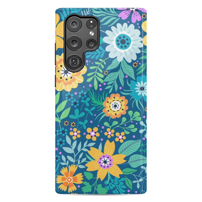 Galaxy S22 Ultra StrongFit Yellow Flowers by ArtsCase