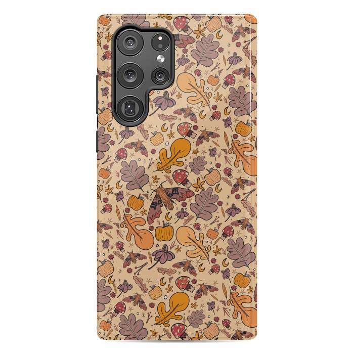 Galaxy S22 Ultra StrongFit Autumnal pattern by Steve Wade (Swade)