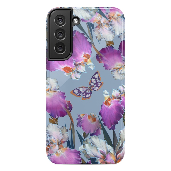 Galaxy S22 plus StrongFit purple lilac flowers by haroulita