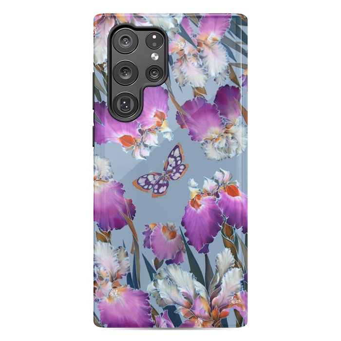 Galaxy S22 Ultra StrongFit purple lilac flowers by haroulita