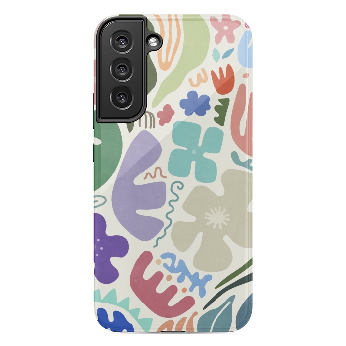 Galaxy S22 plus StrongFit Floral Shapes by amini54