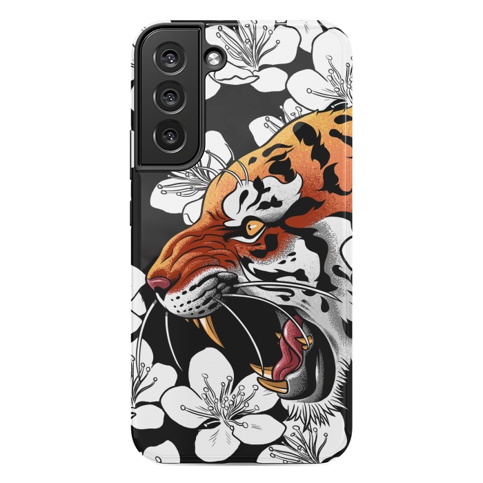 Galaxy S22 plus StrongFit Flowers Tiger by Alberto