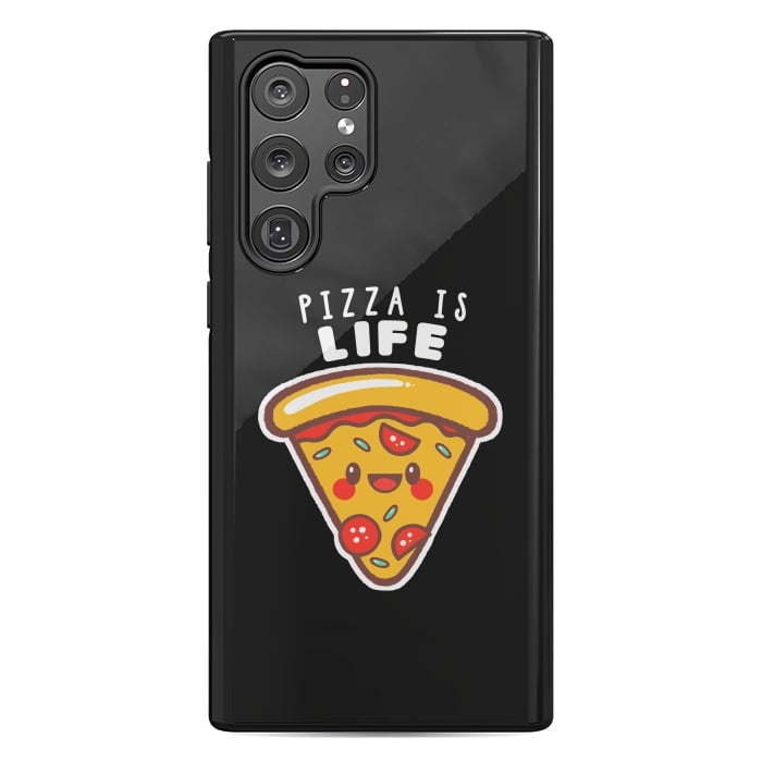 Galaxy S22 Ultra StrongFit Pizza is Life by eduely