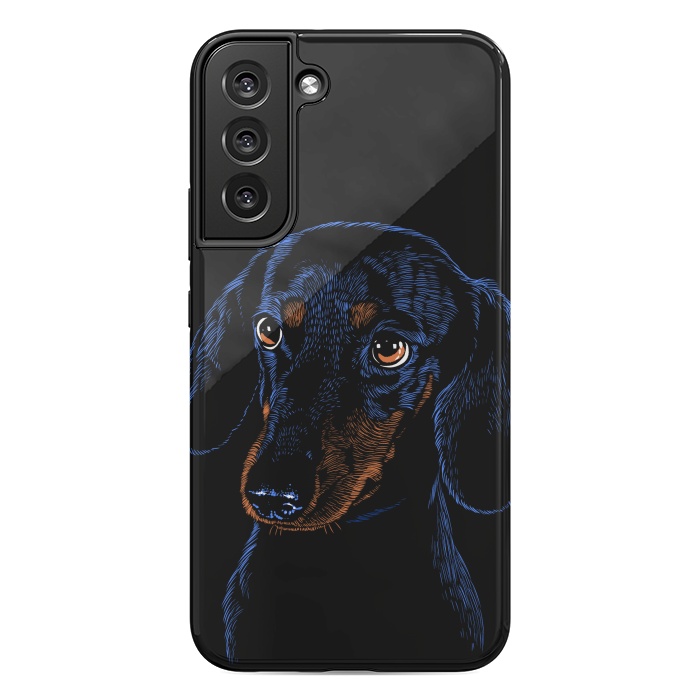 Galaxy S22 plus StrongFit Dachshund puppies dog by Alberto