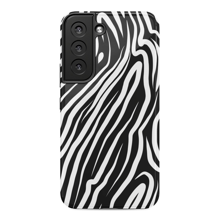 Galaxy S22 StrongFit Zebra work abstract by Josie