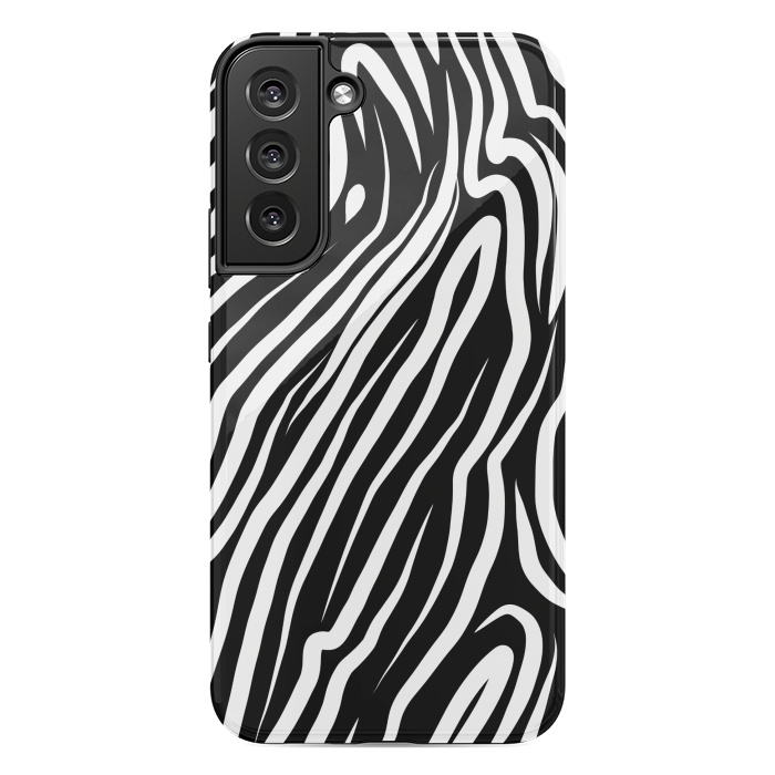 Galaxy S22 plus StrongFit Zebra work abstract by Josie