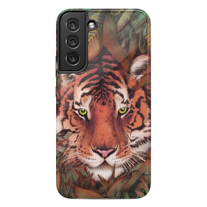 Galaxy S22 plus StrongFit Jungle Tiger Majesty Colour Version by ECMazur 