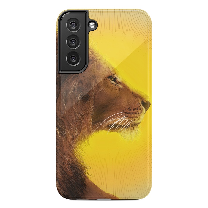 Galaxy S22 plus StrongFit Lion and Sun by ECMazur 