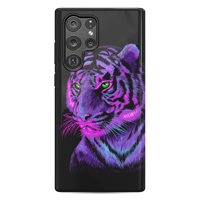 Galaxy S22 Ultra StrongFit Lilac tiger by Alberto