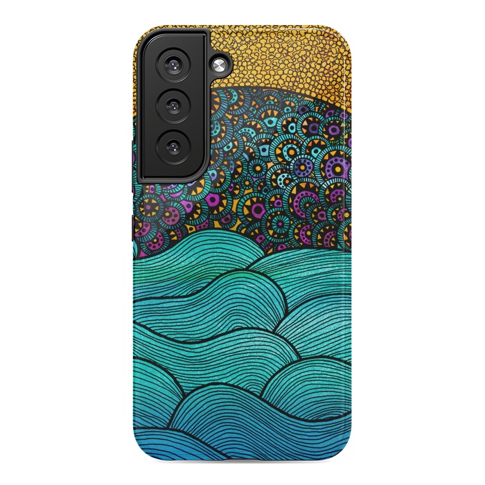 Galaxy S22 StrongFit oceania big by Pom Graphic Design