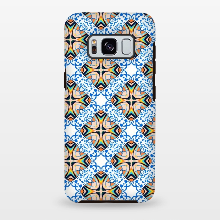 Galaxy S8 plus StrongFit Mediterranean Tile by Uma Prabhakar Gokhale