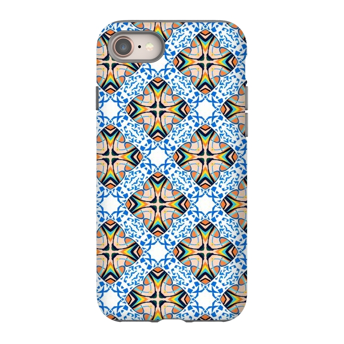 iPhone 8 StrongFit Mediterranean Tile by Uma Prabhakar Gokhale