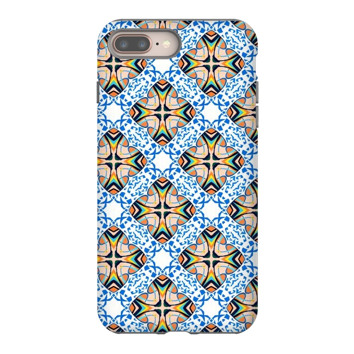 iPhone 8 plus StrongFit Mediterranean Tile by Uma Prabhakar Gokhale