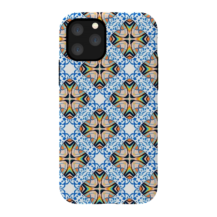 iPhone 11 Pro StrongFit Mediterranean Tile by Uma Prabhakar Gokhale
